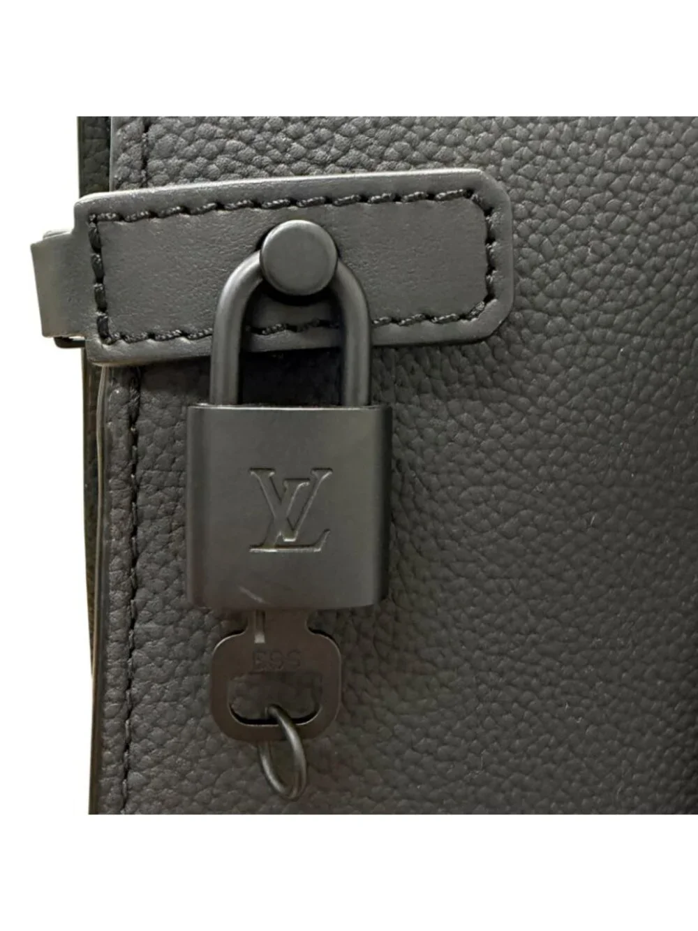 Louis Vuitton LV Aerogram Takeoff Leather Tote Black